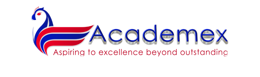 Logo for Academex. 